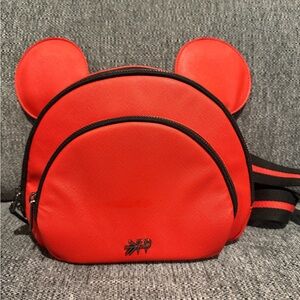 Freshly Picked Disney Mickey Red Crossbody Bag